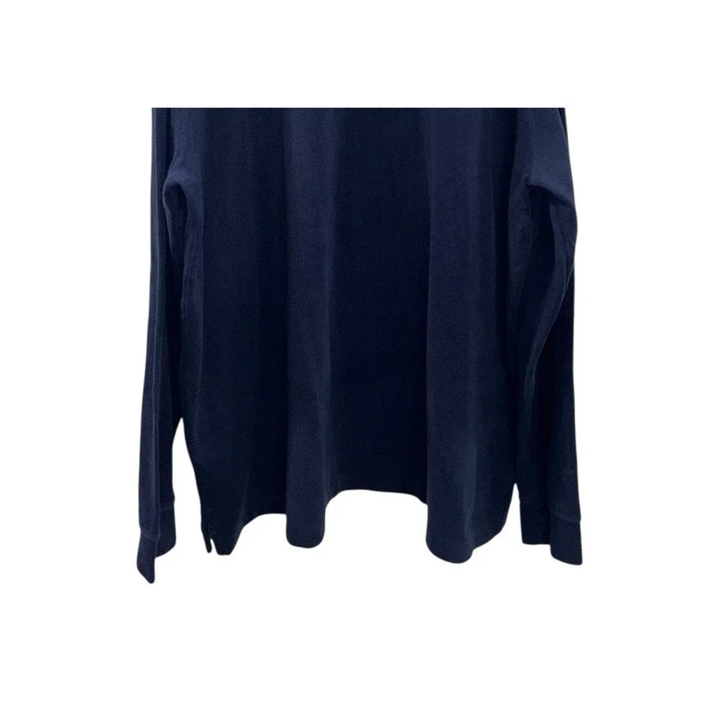 Polo Ralph Lauren Men's 3XLT Navy Blue Estate Rib Quarter Zip Pullover‎ Sweater